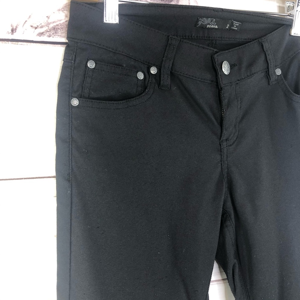 Prana Black Skinny Moto Pants - Picture 9 of 16